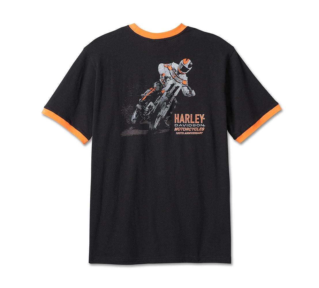 Harley-Davidson Men's 120th Anniversary Ringer Short Sleeve